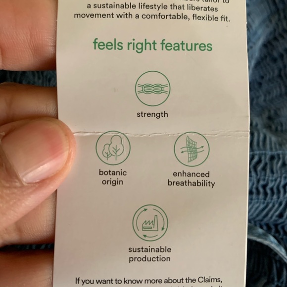 Iris Blue Denim Tank Top size S - Picture 9 of 12